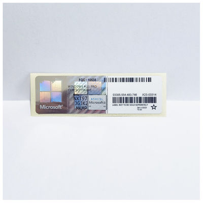Windows 11 Pro COA License Sticker - Genuine Microsoft Certificate Of Authenticity