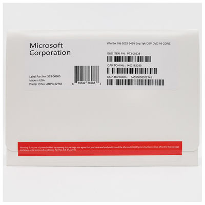 Windows Server 2022 Standard OEM License With Downgrade Rights 100% Activation Online Globally