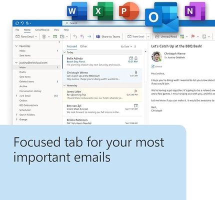 Microsoft Office Professional Plus 2024 Lifetime License For 3 Devices