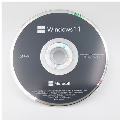 Windows 11 Pro OEM DVD Bản Pháp Chính Hãng Phiên bản 64-Bit Giấy phép Dành cho Người xây dựng Hệ thống cho Doanh nghiệp