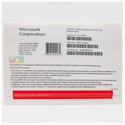 Win 10 Pro OEM đối tác đáng tin cậy của bạn cho một máy tính hiệu suất cao