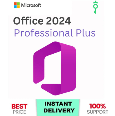 Giao hàng kỹ thuật số tức thì Khóa bản quyền vĩnh viễn Microsoft Office 2024