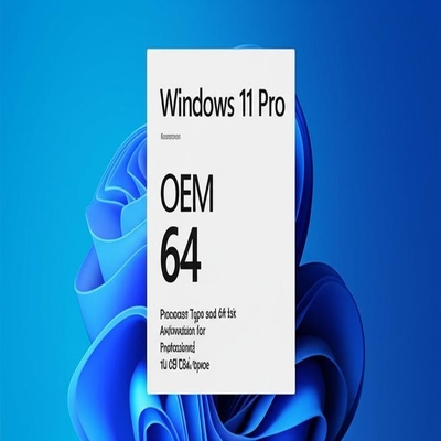 Windows 11 Pro OEM X86 64 Loại bộ xử lý và Kiến trúc 64-bit dành cho Chuyên gia 16 GB Dung lượng đĩa