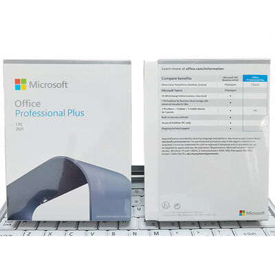 Microsoft Office chính thức 2021 Pro Plus Key 1 PC Giấy phép kỹ thuật số gắn chặt với tài khoản MS của bạn