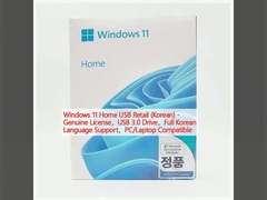 Windows 11 Home USB Retail (Hà Lan) - Giấy phép gốc, USB 3.0 Drive, Hỗ trợ ngôn ngữ Hàn Quốc đầy đủ, Tương thích với PC / Máy tính xách tay
