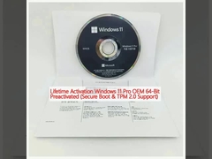 Kích hoạt suốt đời Windows 11 Pro OEM 64 bit được kích hoạt trước (Hỗ trợ khởi động an toàn & TPM 2.0)