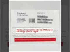 Windows 11 Home OEM với 4GB RAM và 64GB dung lượng lưu trữ bằng tiếng Anh