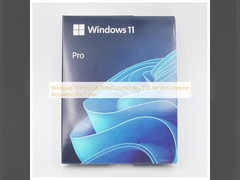 Chìa khóa giấy phép bán lẻ Windows 11 Pro USB Phiên bản đầy đủ kích hoạt suốt đời cho 1 người dùng