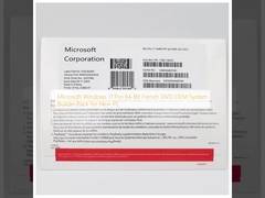 Microsoft Windows 11 Pro 64-bit DVD tiếng Pháp OEM System Builder Pack cho PC mới