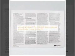 Microsoft Windows 11 Pro DVD OEM Ý Giấy phép xây dựng hệ thống hợp pháp cho một máy tính